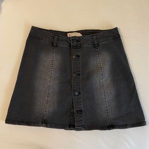 Altar’d State black denim skirt